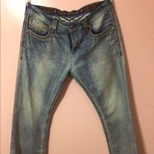 Rock Revival boot cut denim jeans, men’s size 38 30